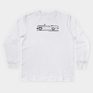 1956 Chevy Bel Air Convertible Kids Long Sleeve T-Shirt